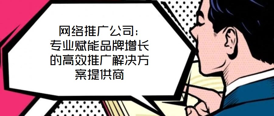  網(wǎng)絡(luò)推廣公司：專業(yè)賦能品牌增長(zhǎng)的高效推廣解決方案提供商