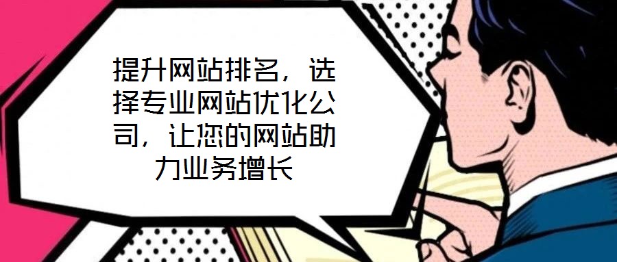 提升網(wǎng)站排名，選擇專業(yè)網(wǎng)站優(yōu)化公司，讓您的網(wǎng)站助力業(yè)務(wù)增長(zhǎng)