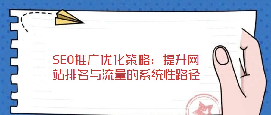 SEO推廣優化策略：提升網站排名與流量的系統性路徑